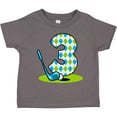 thumbnail image 3 of Inktastic Argyle Golf 3rd Birthday Boys Toddler T-Shirt, 3 of 5