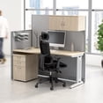 thumbnail image 2 of Office in an Hour Cubicle Storage Set in Natural Elm - Engineered Wood, 2 of 5
