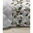 thumbnail image 3 of Hawaii Down Alternative Comforter, Exotic Summer Blooming Tropical Jungle Flowers and Leaves, Microfiber Quilt for All Season, 5 Sizes, Teal Seafoam, by Ambesonne, 3 of 3