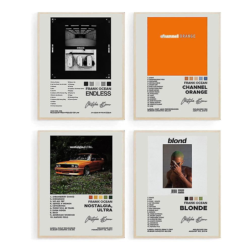 4 Pack Frank Ocean Album Posters Nostalgia, Ultra Channel