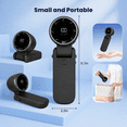 thumbnail image 4 of ATUPEN Portable Handheld Turbo Fan, 100 Speeds, Up to 15H, 3 in 1 Mini Fan for Travel Outdoor Black, 4 of 6