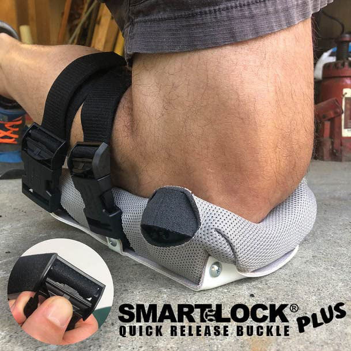 ProKnee AP16 Knee Pads | 1" Foam with Smart Lock Quick Release Buckle | All Purpose Knee Pads | One Size Fits All