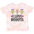 thumbnail image 3 of Inktastic I Love Robots Cute Robotics Girls Toddler T-Shirt, 3 of 5