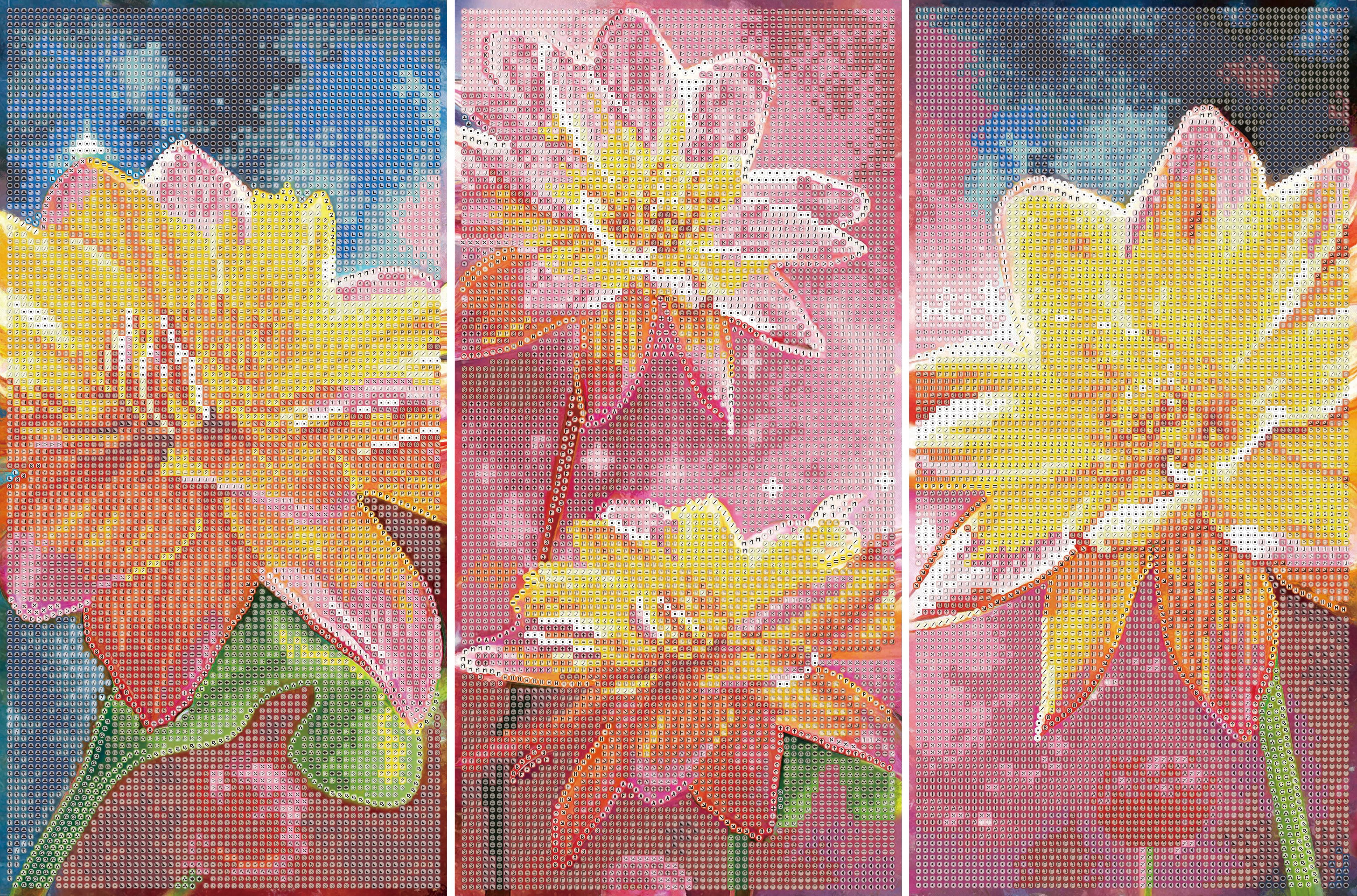 DIAMOND DOTZ® Floral Triptych Diamond Painting Kit