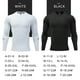 thumbnail image 3 of Sonducket Ropa interior térmica Medias deportivas Hombres Baloncesto Sudor Traje Capas base Ropa de manga larga Ropa deportiva para correr Camisetas Blanco S, 3 of 6