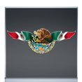 thumbnail image 1 of Carte du Mexique Aigle République Mexicana Bandera Drapeau (48"x19 Pouces), 1 of 4