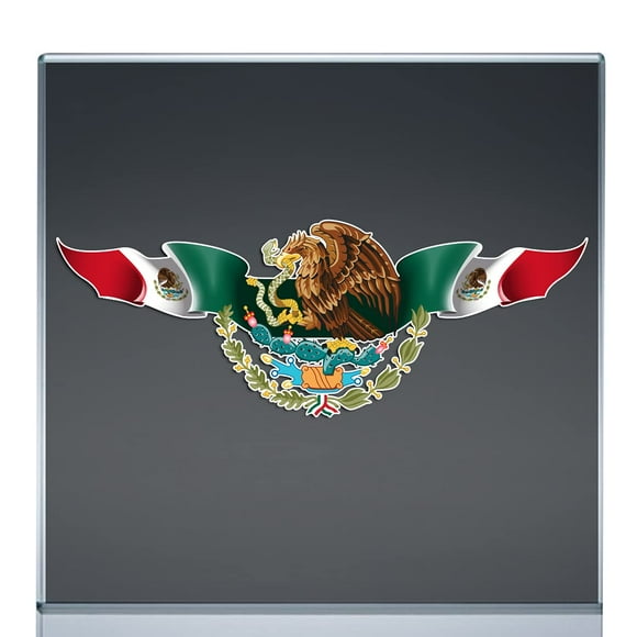 Carte du Mexique Aigle Republica Mexicana Bandera Drapeau (48"x19 Pouces)