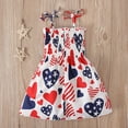 thumbnail image 4 of Shldybc Relaxed Fit Suspenders American Flag Dress, 1-2 Years (Girl's), 4 of 8