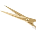 thumbnail image 1 of Elegantes tijeras multiusos de acero inoxidable dorado acrílico para oficina, hogar, escuela, manualidades (6,5 pulgadas), 1 of 7