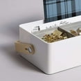 thumbnail image 5 of U Brands White Plastic and Wood Desk Caddy, Multi-Compartment, 5387U, 5 of 6