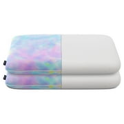 Imaginarium Memory Foam Fun Pillows, Standard/Queen (2 Count), Cotton Candy