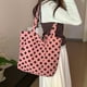 thumbnail image 2 of JennyShop Casual Polka Dot Bolsa De Canvas De Gran Capacidad Bolsa De Mujeres Versátil Bolsa De Hombro De Corduroy Mori Bolsa De Comutador Tote, 2 of 8
