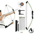 thumbnail image 1 of Runzkzy Bow and Arrow for Teens Beginner Archery Shooting Practice Compound Bow Training Set, 1 of 13