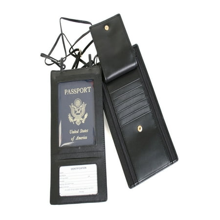 Security Passport Wallet - Black