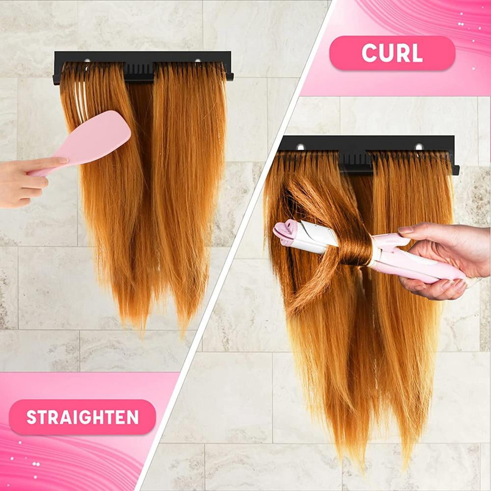 Acrylic Salon Hair Extensions Hair Strands Holder Plate Hanger for