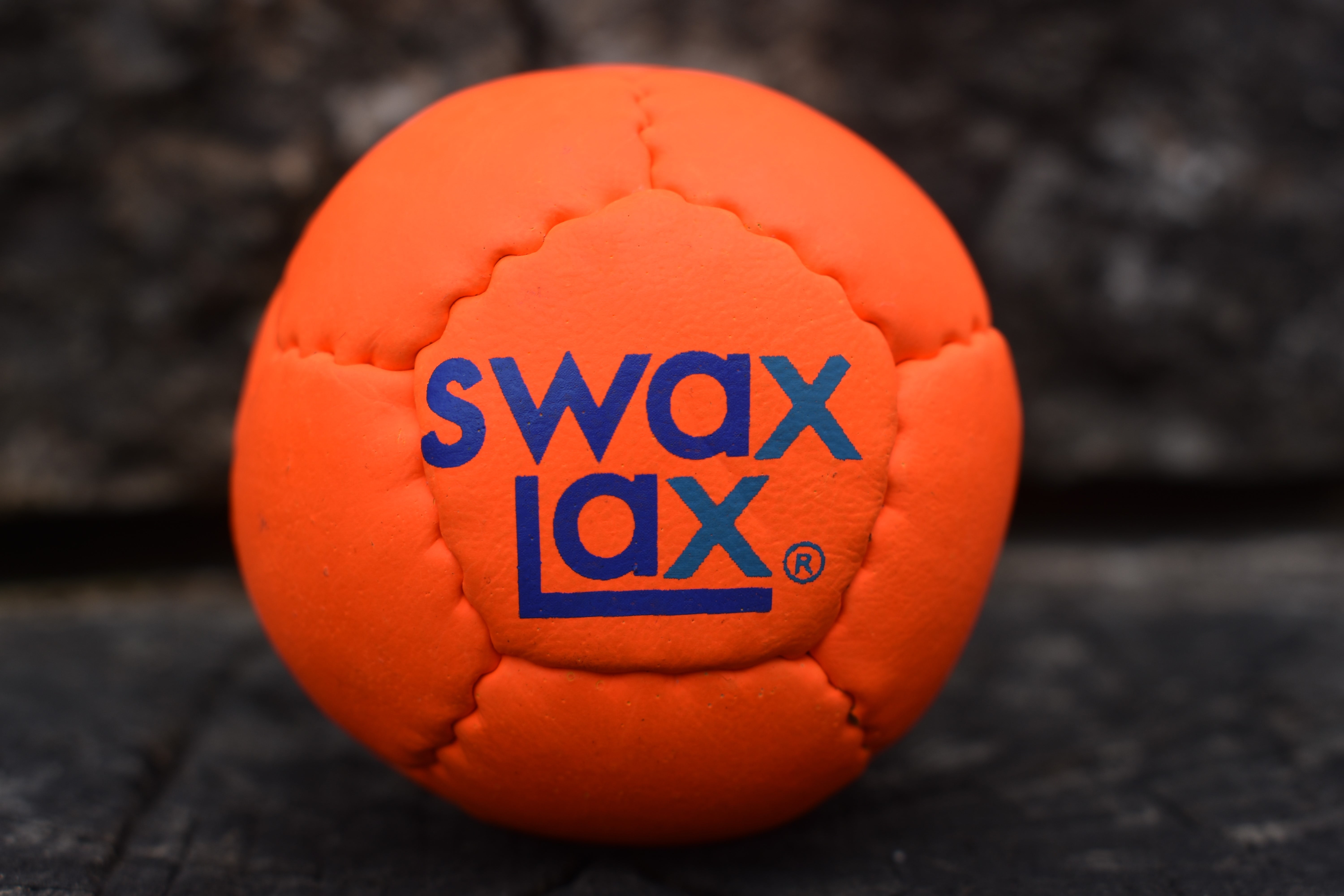Swax Lax Soft Weighted Lacrosse Training Ball, Orange