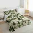 thumbnail image 3 of Manfei Green Pine Bedding Comforter Set,Tropical Botanical Tree Twin Comforter Sets,Rustic Farmhouse Cabin Bedding Set,Ultra Soft Home Decor Reversible,2 Pieces, 3 of 8