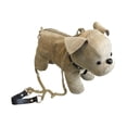 thumbnail image 3 of bolsa con forma de perro francés, creativa, divertida y encantadora para fiestas al libre y viajes. Marrón, 3 of 8