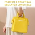 thumbnail image 5 of Bolsa de almuerzo aislada, bolsa de conveniencia simple, bolsa de almacenamiento en frío, bolso de almuerzo, lonchera, mujeres y hombres, trabajo de picnic para adultos, senderismo en la playa, 5 of 5