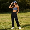 thumbnail image 7 of Luvrsol Sweatpants Women Plus Size Solid Track Pants Elastic Drawstring Outdoor Cargo S-3XL, 7 of 7