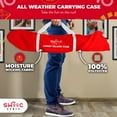 thumbnail image 6 of SWOOC Games - Coney Island Toss™ - Arcade Style Cornhole Board Set w/Carrying Case & 15+ Games - Corn Hole Games for Adults - Kids Bean Bag Toss Game - Kids Cornhole Set w/Bags - Outdoor Yard Games, 6 of 6