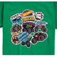 thumbnail image 3 of Hot Wheels - Monster Truck Stickers - Kids Toddler And Youth Short Sleeve Tee, 3 of 5
