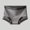 Gray, variant on Womens Underwear Cotton Panties Soft Low Waist Hipster Breathable Stretch Ladies Bikini Underwear No Show Briefs