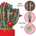 thumbnail image 3 of Milltown Merchants Ceramic Christmas Tree Night Light (Cactus), 3 of 3