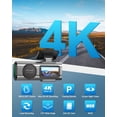 thumbnail image 2 of Dash Cam zhiroad 4K Front con WiFi, gran angular de 170° y SD de 64G, 2 of 7