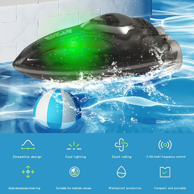 Remote boat,Boat Pools And Stunt Remote Boat Stunt Speedboat Kids White Speedboat With Toy And Led Airship Pools And Airship Toy Pools White Kids White Kids Remote