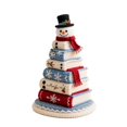 thumbnail image 2 of Christmas Crochet Kit for Beginners, DIY Storybook Stacked‑Book Ornament Craft Set, with Yarn, Hook, Stuffing & Instruction Booklet, Holiday Hand‑Made Decor Gift for Craft Lovers, 2 of 4