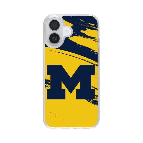 Michigan Wolverines HD Phone Case Compatible with MagSafe Apple iPhone 17 (Paint) by Affinity Bands