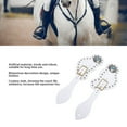 thumbnail image 3 of Adjustable Rhinestone Spur Straps, Faux Leather Cowboy Spurs for Equestrians, with Unique Design, Essential Accessory,  Spur Holder Set, 3 of 7