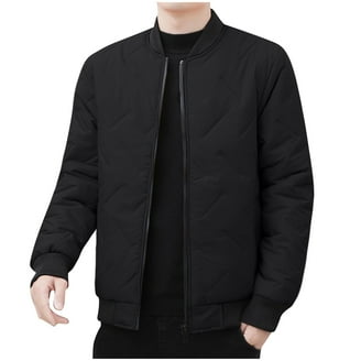 Lee-World Mens Full-Zip Windbreaker Jacket, Casual Stand Collar