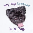thumbnail image 2 of CafePress - My Brother Is A Black Pug Infant Creeper - Baby Light Bodysuit, Size Newborn - 24 Months, 2 of 4