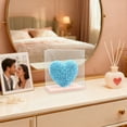 thumbnail image 6 of 3D Foam Rose Heart Gift Box for Valentine's Day – Red, Pink, White, Blue, Green – 15x15x8cm, 6 of 6