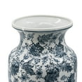 thumbnail image 3 of A&B Home Chinoiserie Urn-Shaped Vase - Blue, White Finish, 3 of 10