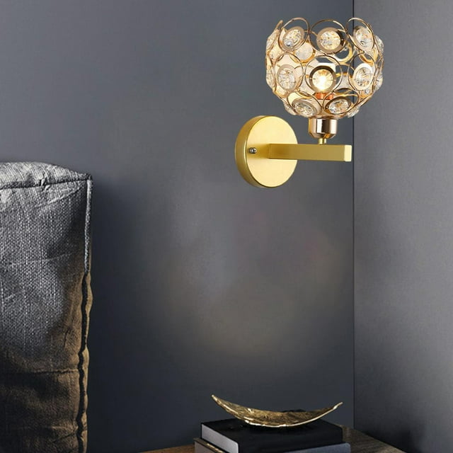 Lámpara de pared nórdica, apliques, iluminación de lámpara de noche E27, LED de ahorro de energía arriba / abajo para la decoración para hogar de la de oro Salvador lámpara de pared