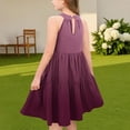 thumbnail image 3 of Robes d'Été Décontractées Robe d'Été Décontractée Filles Col Rond Sans Manches Robe Patchwork Robe Ludique Confortable Robe d'Été Décontractée Robes d'Été Mignonnes Robes d'Été Filles Robes d'Été, 3 of 8
