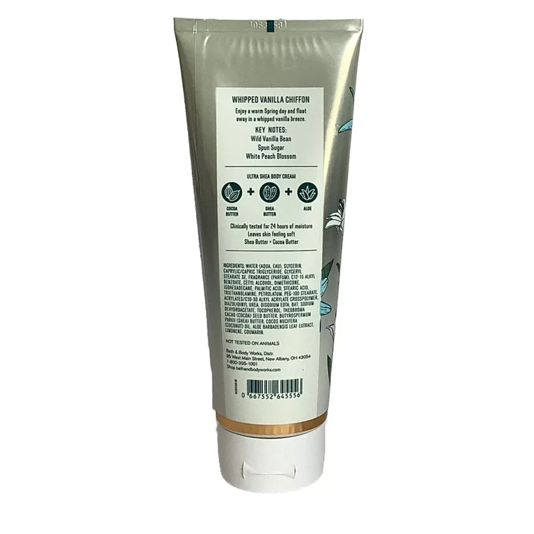 Bath & Body Works Whipped Vanilla Chiffon Creamy Nourishing