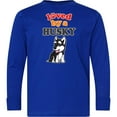 thumbnail image 3 of Inktastic Siberian Husky Dog Puppy Long Sleeve Youth T-Shirt, 3 of 5