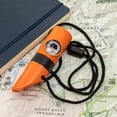 thumbnail image 3 of (2-Pack) Kids Survival Outdoor Camping Multi Tool Whistle Compass LED 7 in 1 Flashlight, Green, 3 of 10