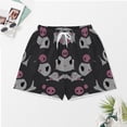 thumbnail image 3 of Kuromi And My Melody Women Pajamas Set Short Sleeve Sleepwear Button Down Nightwear Soft Pjs Set with Pockets, 3 of 7