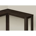 thumbnail image 2 of Miekor Furniture Accent Table, Console, Entryway, Narrow, Corner, Living Room, Bedroom, Brown Laminate, Contemporary, Modern 40343, 2 of 5