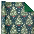 thumbnail image 2 of Rollo reversible de papel de regalo WRAPAHOLIC, 43 x 10 m, color verde, 2 of 7