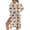 Dachshund Paw Music Note - Brown, variant on Women's Leopard Print Swimsuit Cover Up Kimono Cardigan Loose Beach Coverups Casual Long Fashion Bikini Cover up Comfort Half Sleeve Swimwear Cover Up for Vacation
