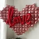 thumbnail image 4 of Fondo en Forma de CorazóN Globo de Papel de Aluminio para Pared Globos con Letras de Amor para Fiesta de Bodas Feliz DíA de San ValentíN B, 4 of 5