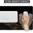 thumbnail image 5 of iCasso Big Mouse Pad (35.4x15.7 in), Large Stable Rubber Base Mousepad with Stitched Edges, Keyboard Mouse Mat Desk Pad for Work, Game, Office, Home (Mountain-Gold), 5 of 6