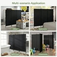 thumbnail image 5 of Jaxpety 2-Pack 6ft Room Dividers, Black 3-Panel Folding Privacy Screens, Freestanding for Effortless Space Division in Living Rooms, Bedrooms& Offices, 5 of 8