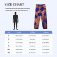 thumbnail image 4 of Balery Vintage USA Flag Pantalones de pijama para hombre, pijama ultraligero, pantalón de descanso-Large, 4 of 6